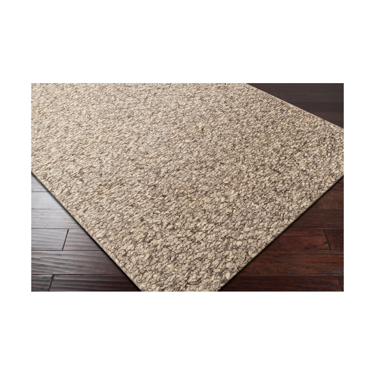 Kapara 36 X 24 inch Dark Brown/Cream Rugs, Rectangle