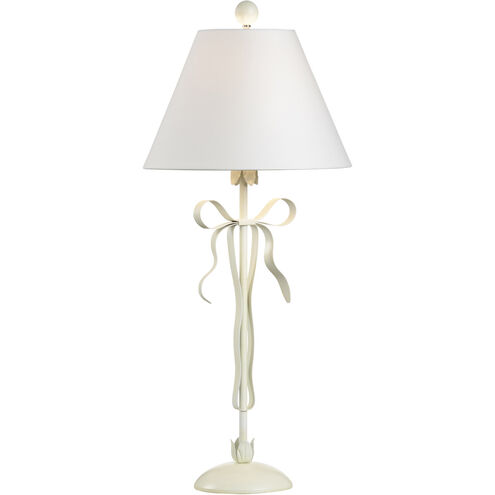 Chelsea House 31 inch 100.00 watt Painted White Table Lamp Portable Light