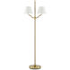 Sirocco 56 inch 60.00 watt Antique Brass Floor Lamp Portable Light