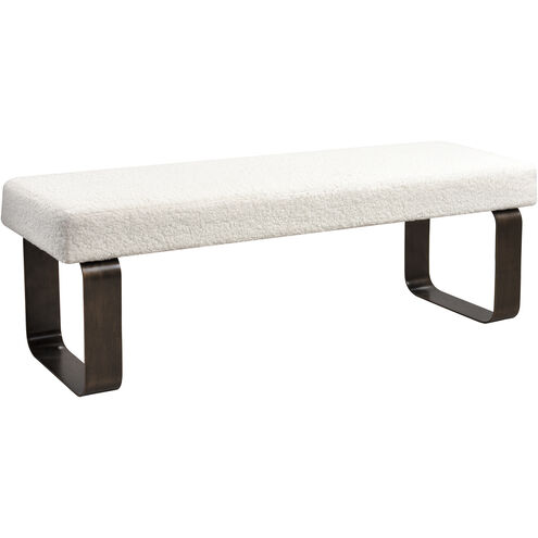 Sander Aged Bronze with White Bench