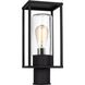 Vado 1 Light 15 inch Black Post Lantern