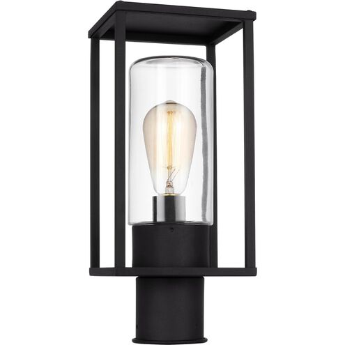 Vado 1 Light 15 inch Black Post Lantern