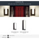 Dahlia LED 19 inch Architectural Bronze Outdoor Wall, Medium