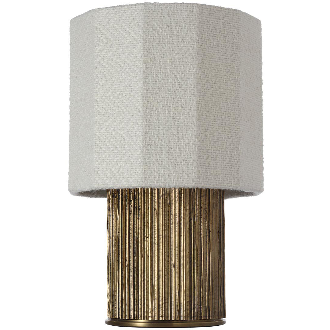 Anne-Marie Barton Fumar 17.5 inch 15.00 watt Ridged Tombac Table Lamp Portable Light