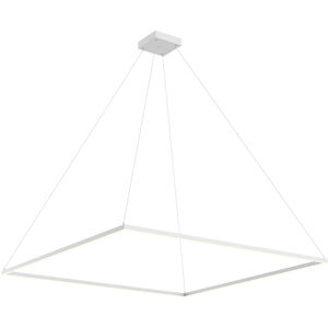 Piazza 59 inch White Pendant Ceiling Light