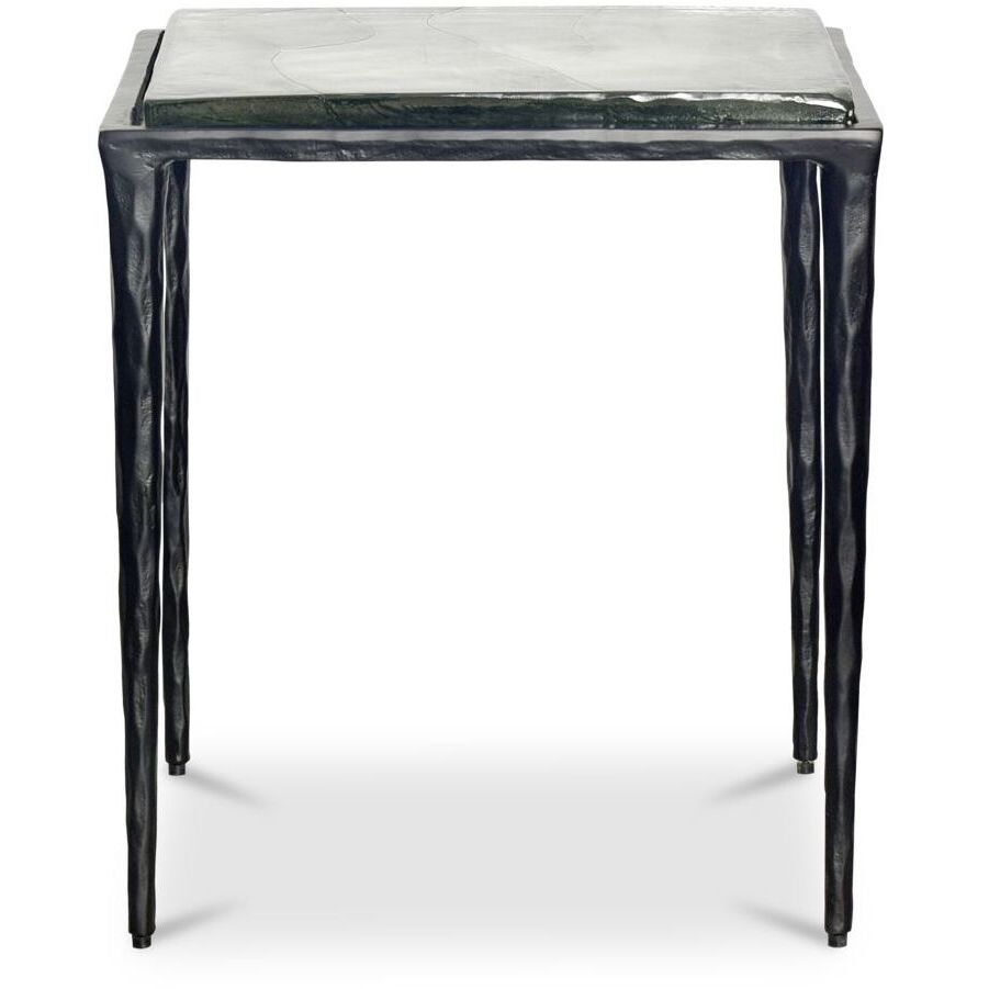 Mari 20 X 19 inch Clear Side Table
