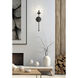 Dominique Wall Sconce Wall Light in Matte Black