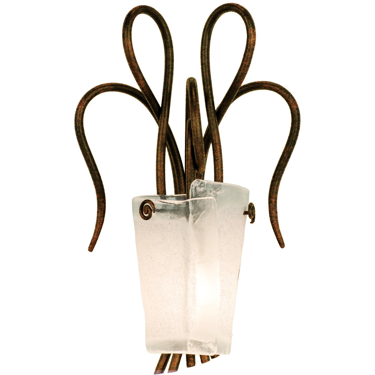 Tribecca 1 Light 13 inch Antique Copper Wall Sconce Wall Light in Frost (FROST)