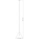 Aria 1 Light 18 inch Modern Gold Pendant Ceiling Light in Modern Gold & Inner White