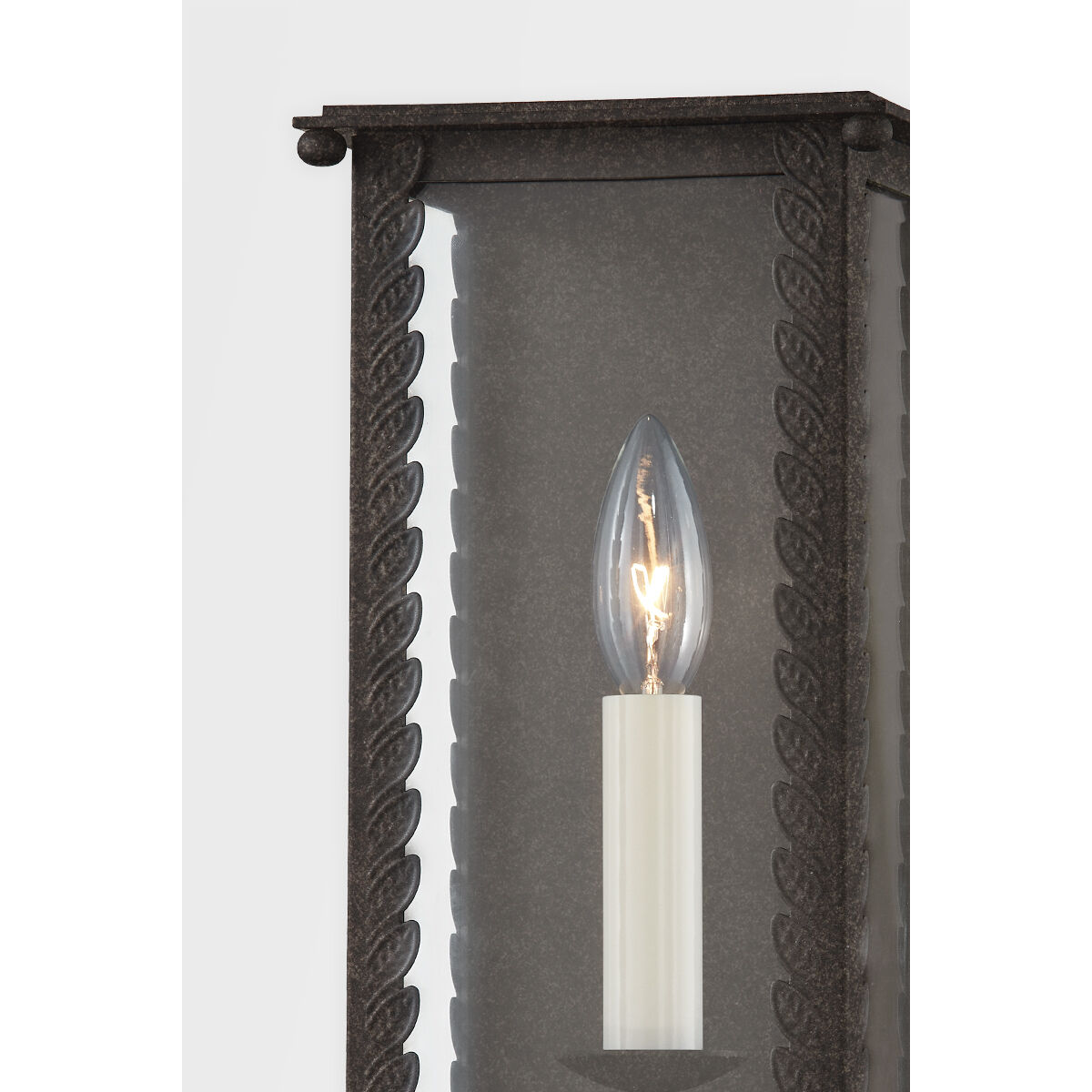Zuma 1 Light 13 inch French Iron Outdoor Wall Sconce