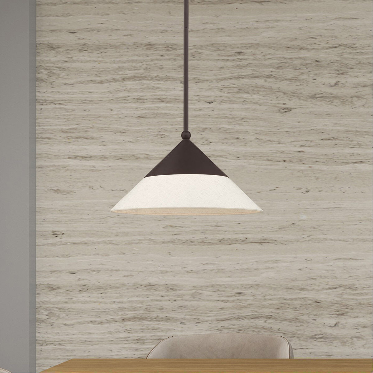Stockholm 1 Light 15 inch Bronze Mini Pendant Ceiling Light