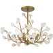 Ramus 4 Light 22 inch Painted Legacy Brass Semi-Flush Mount Ceiling Light