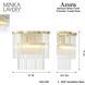 Azura 2 Light 12.13 inch Heirloom Brass Wall Sconce Wall Light