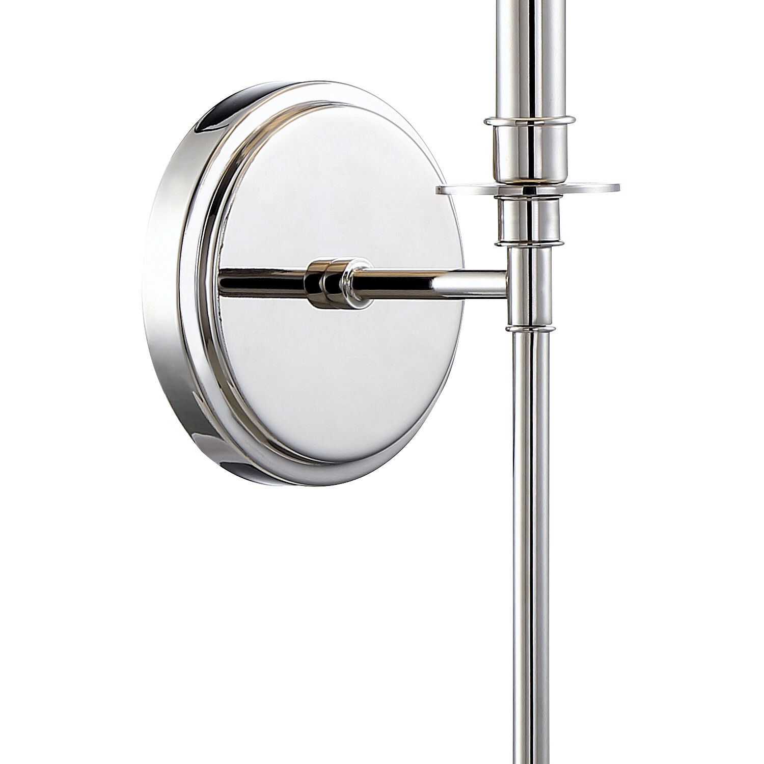 Ottone Way Sconce Wall Light in Polished Nickel