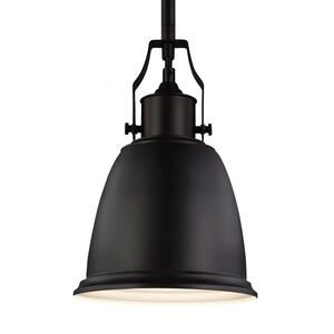 Hobson 1 Light 7.5 inch Oil Rubbed Bronze Pendant Ceiling Light, Small