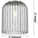 Downtown Urban Bridal Veil 3 Light 17.63 inch Brushed Brass Chandelier Ceiling Light
