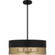 Alani 4 Light 20 inch Matte Black Pendant Ceiling Light