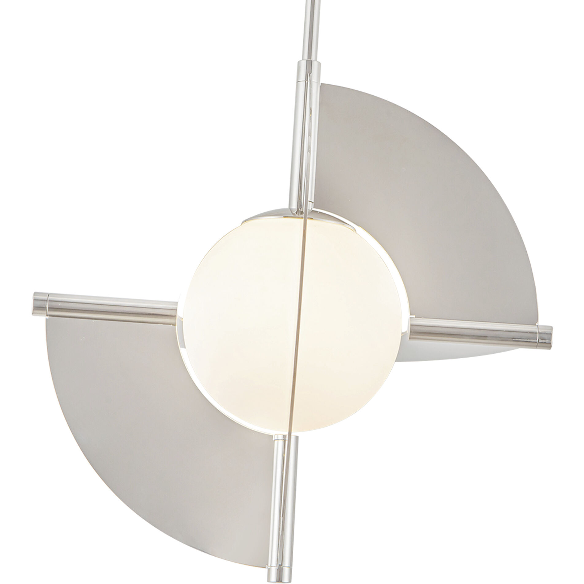 Scorpio Pendant Ceiling Light in Polished Nickel