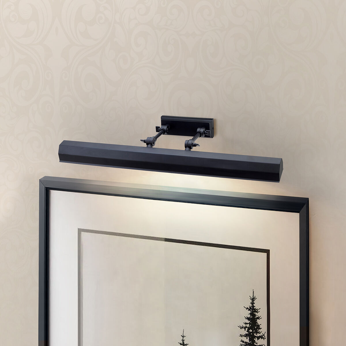 Chawton 80 watt 26 inch Black Picture Light Wall Light