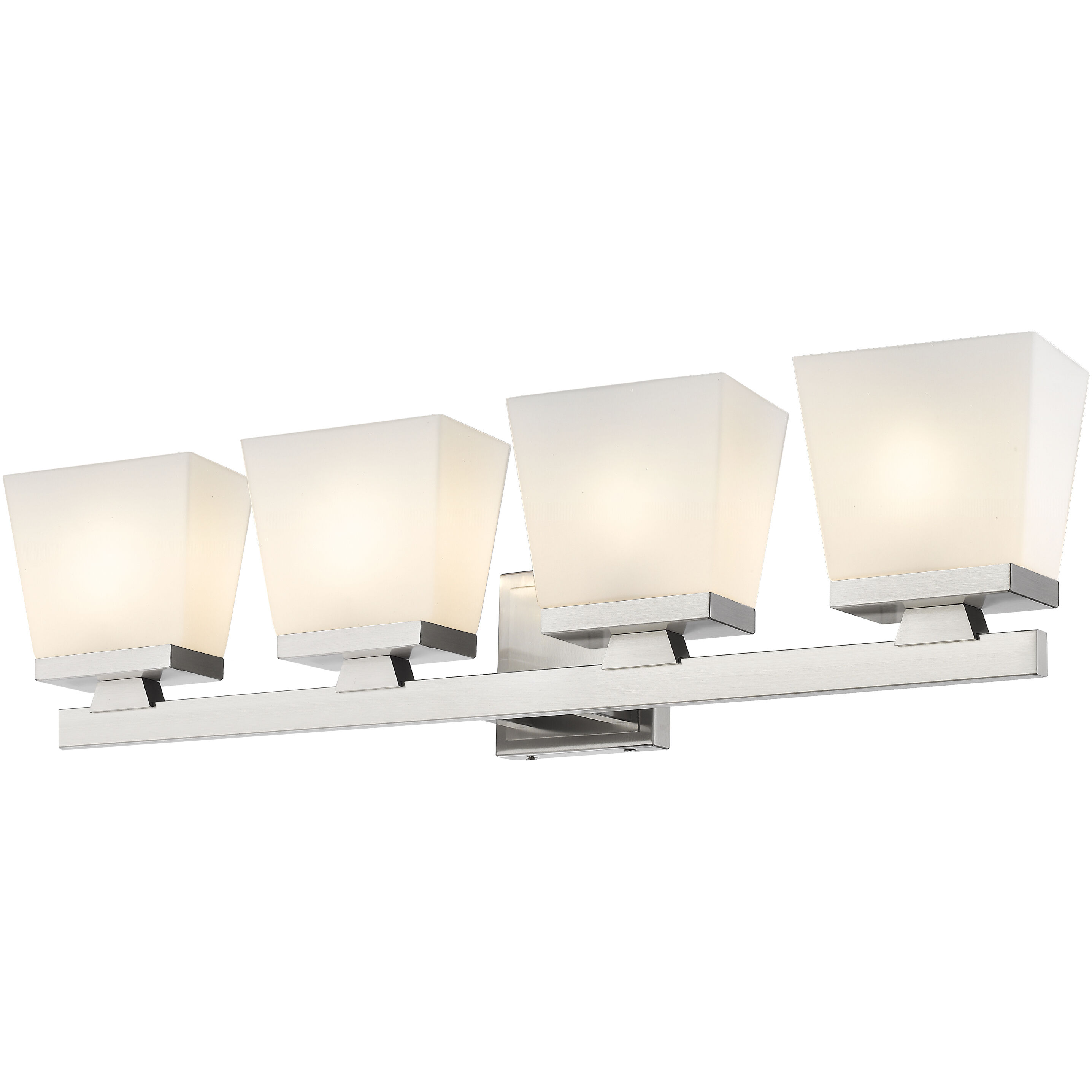 Astor 4 Light 29 inch Brushed Nickel Vanity Wall Light