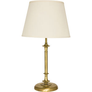 Randolph 29 inch 100 watt Antique Brass Table Lamp Portable Light