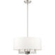 Cresthaven 4 Light 18 inch Brushed Nickel Chandelier Ceiling Light