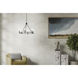 Carrick 6 Light Black Chandelier Ceiling Light, 1 Tier Small
