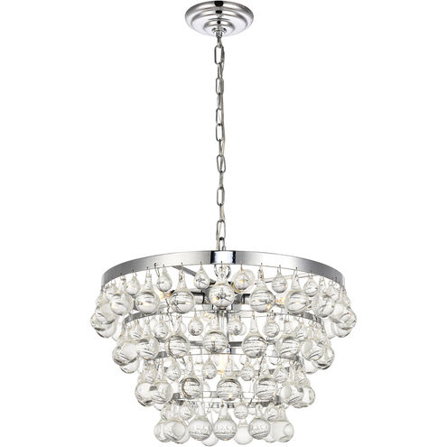 Kora 5 Light 17 inch Chrome Pendant Ceiling Light