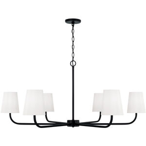 Brody 6 Light 47 inch Matte Black Chandelier Ceiling Light
