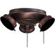 Timeless LED Dark Brushed Bronze Custom Fan Fitter