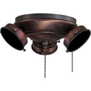 Timeless LED Dark Brushed Bronze Custom Fan Fitter