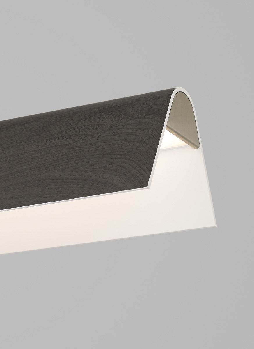 Dobson LED 0.8 inch Satin Nickel Linear Suspension Ceiling Light