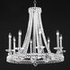 Ashton 8 Light 28 inch Silver Chandelier Ceiling Light