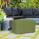 Universal Seascape Moss Outdoor Bench with Slipcover