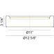 Ezra LED 12.63 inch White Flush Mount Ceiling Light