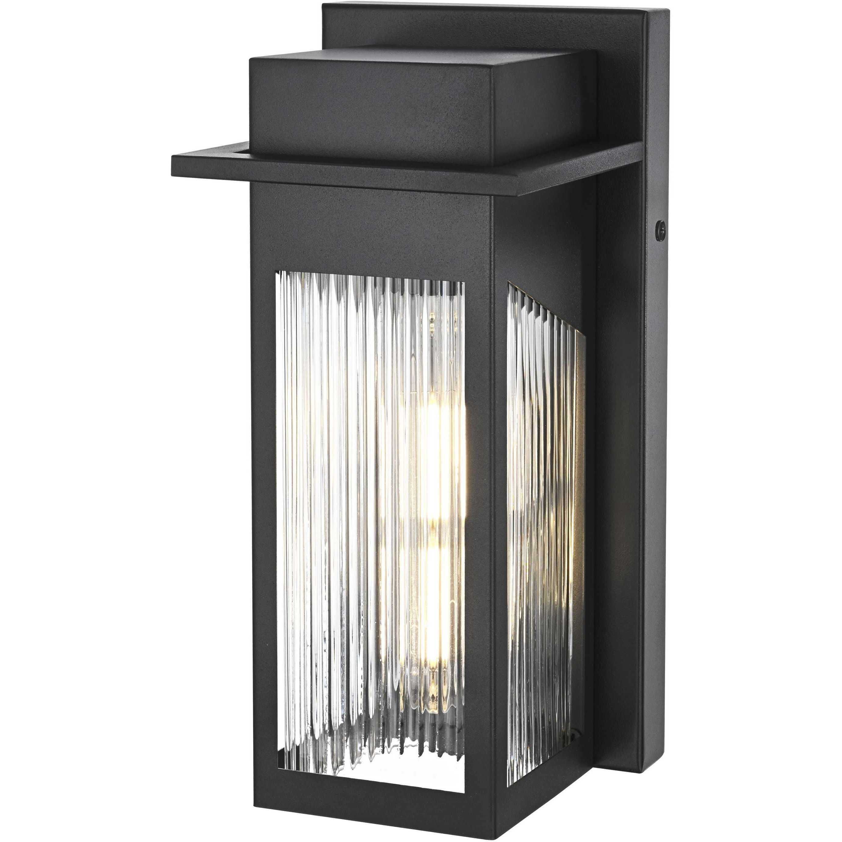 Fletcher 1 Light 11 inch Black Outdoor Wall Sconce