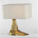 Anne-Marie Barton Terra-Forma 22.75 inch 8.00 watt Museum Brass Left Table Lamp Portable Light