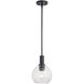 Marshall LED 8 inch Matte Black Mini Pendant Ceiling Light