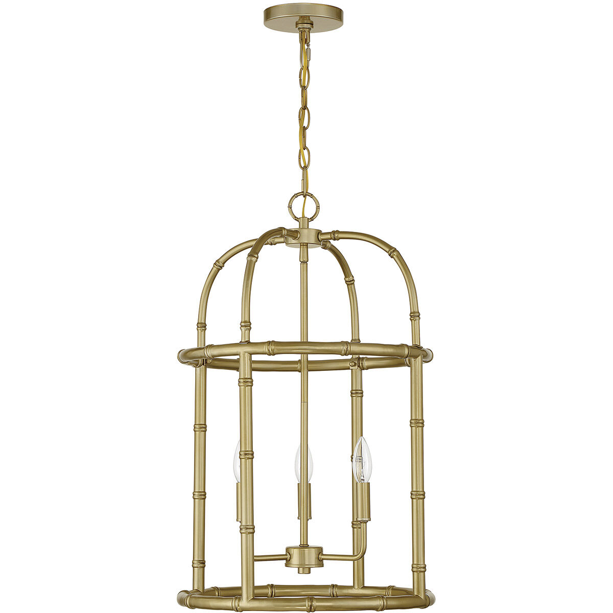 Bohemian 3 Light 16 inch Burnished Brass Pendant Ceiling Light
