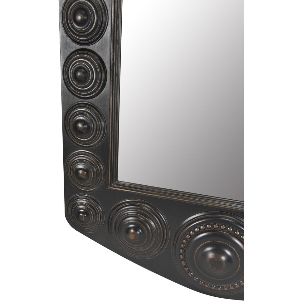 Nanna 67 X 36.5 inch Hand Rubbed Black Mirror