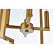 Rosenfeld 4 Light 14 inch Brass Pendant Ceiling Light