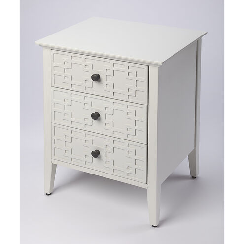 Butler Loft Kinsley Glossy White Chairside Chest