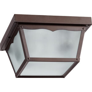 Fort Worth 2 Light 9 inch Oiled Bronze Outdoor Ceiling Light