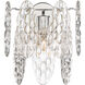 Isabella's Reign 1 Light 10 inch Polished Nickel Wall Sconce Wall Light