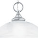 Tahoe 1 Light 12 inch Brushed Nickel Mini Pendant Ceiling Light