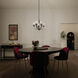 Kennewick 5 Light 18 inch Black Chandelier Ceiling Light 