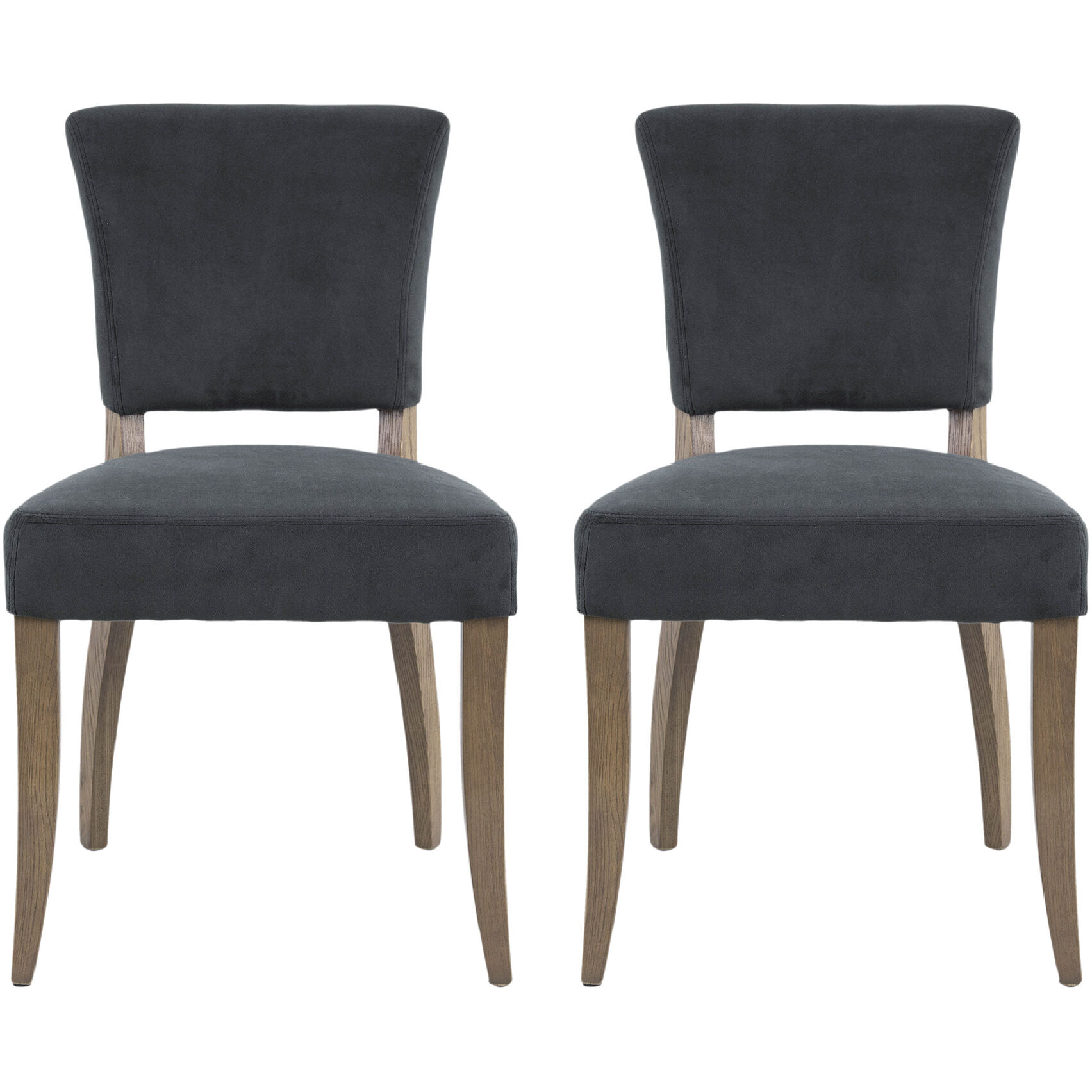 Dugan Grey and Natural Dining Chair