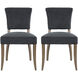 Dugan Grey and Natural Dining Chair