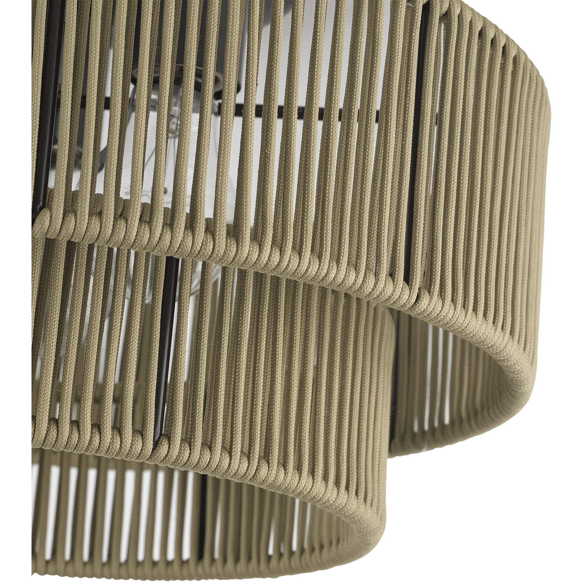 Acordia 3 Light 15 inch English Bronze Semi Flush Mount Ceiling Light, Large