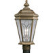 Cranbrook 1 Light 21 inch Burnished Chestnut Outdoor Post Lantern